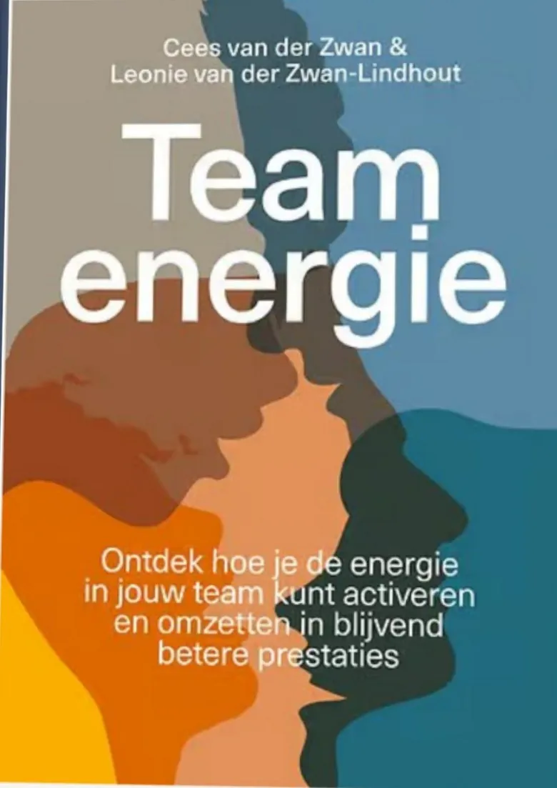 Omslag van het boek Teamenergie van Cees van der Zwan en Leonie van der Zwan-Lindhout
