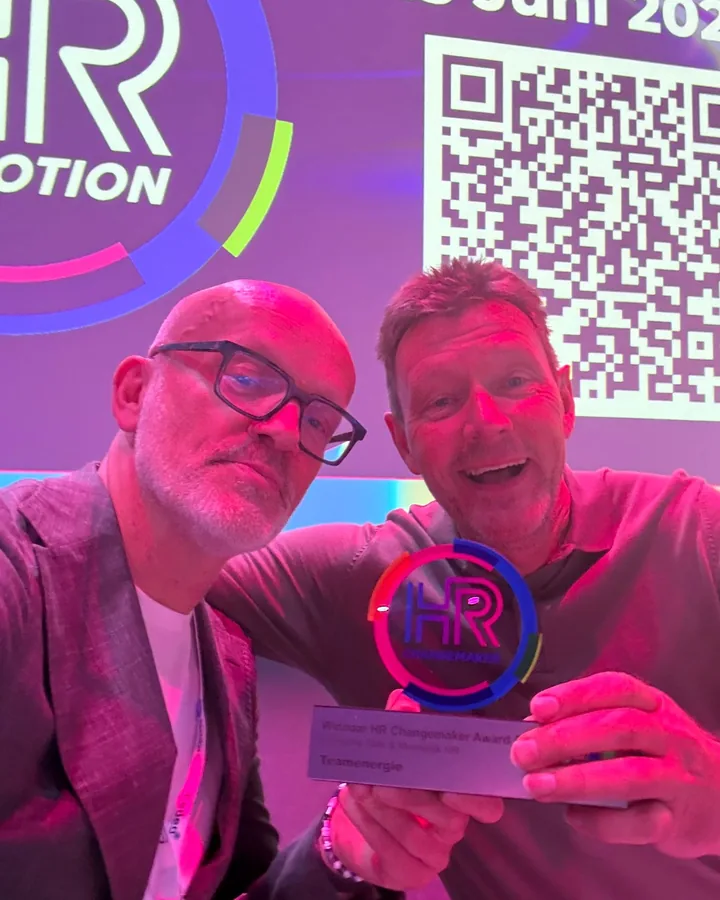 Cees en Hans met de HR Changemaker Award