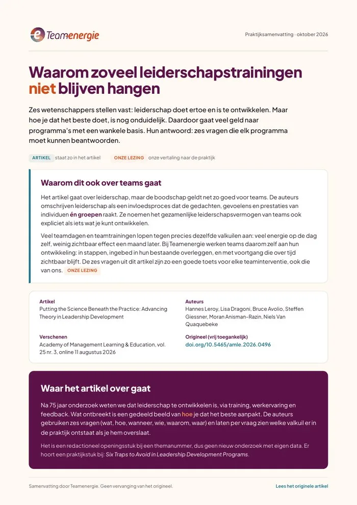 Pagina 1 van de samenvatting